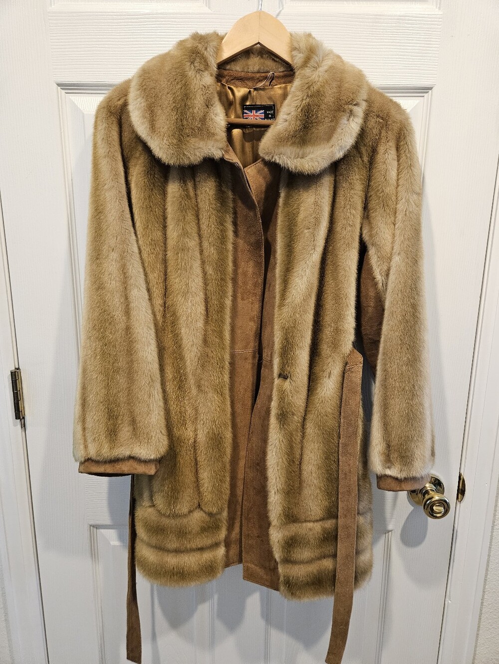 Vintage Faux Fur Coat By Adolph Schumann For Lilli Ann - Perfect Condition Small